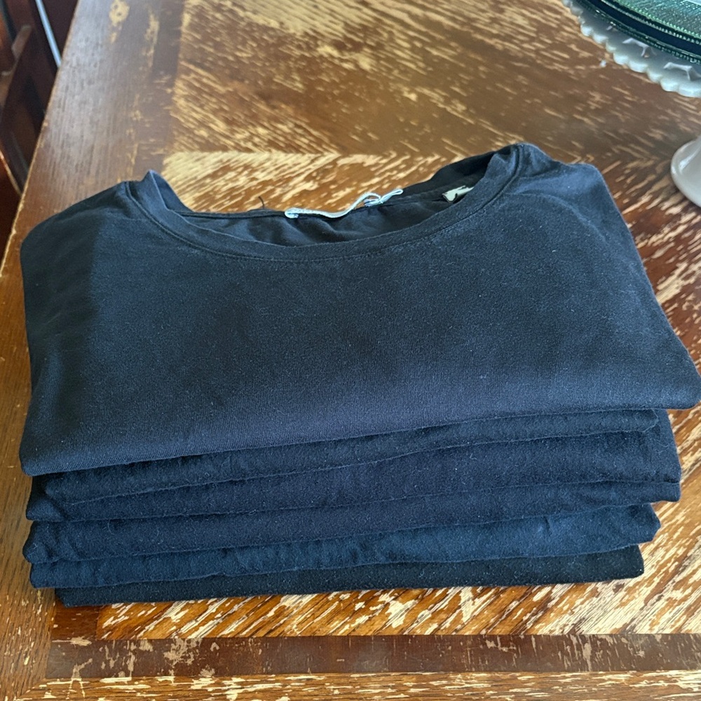 Vince Black Short Sleeve Tee